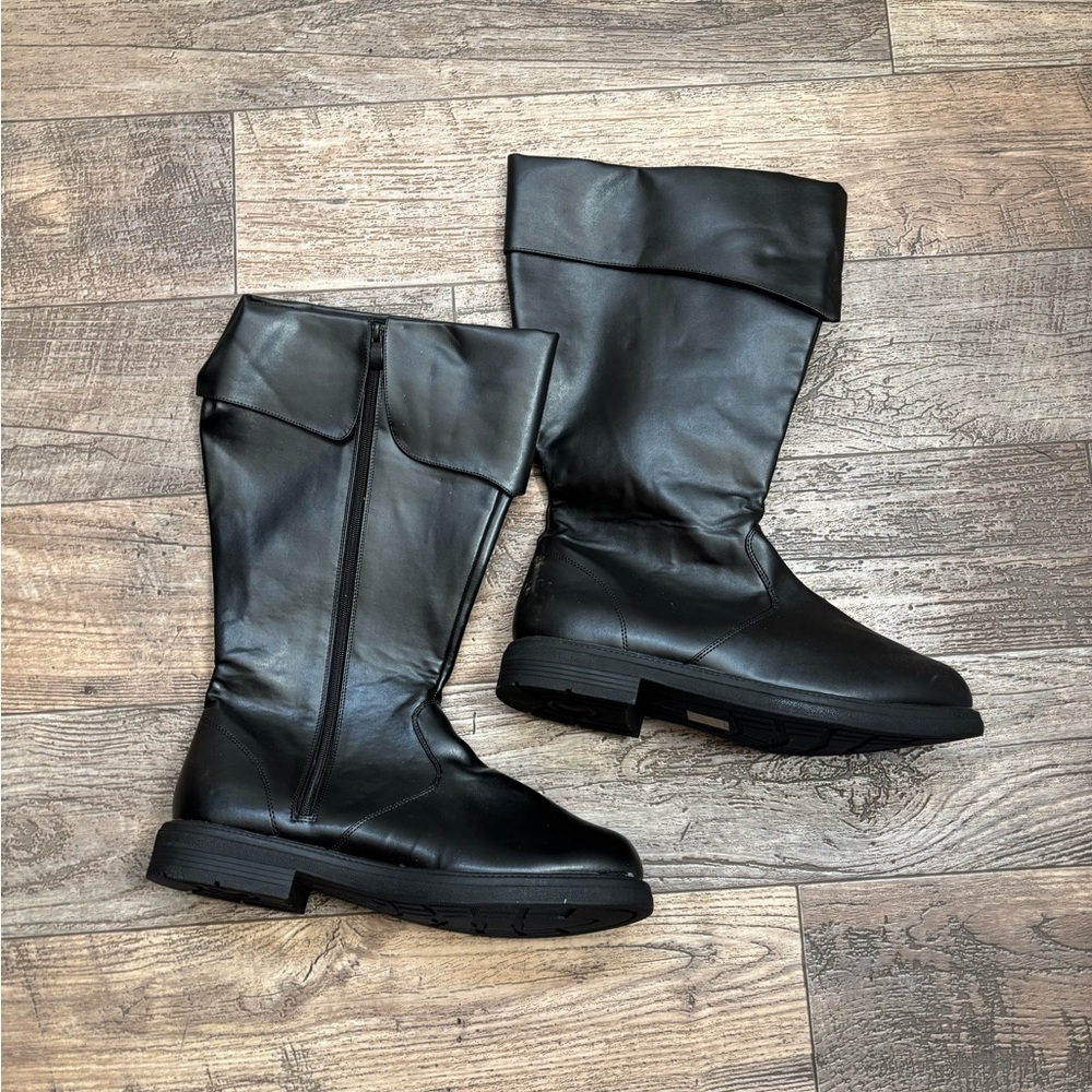 Men's Black Leather Boots